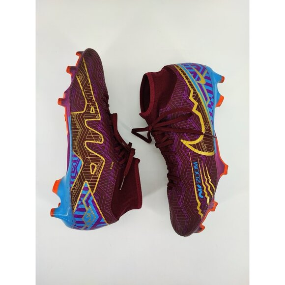 Nike Men\'s Zoom Mercurial Superfly 9 Academy KM FG/MG Purple Cleats Size 8.5 US main image 6